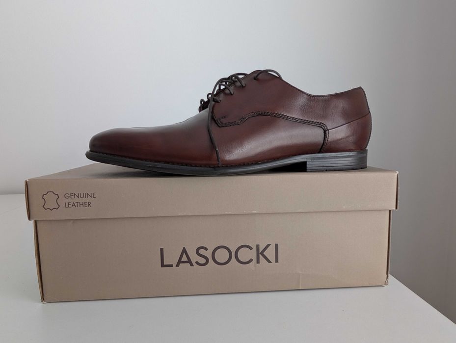 Używane buty męskie Lasocki MIKI-42 MB | Skóra naturalna | Rozmiar 44