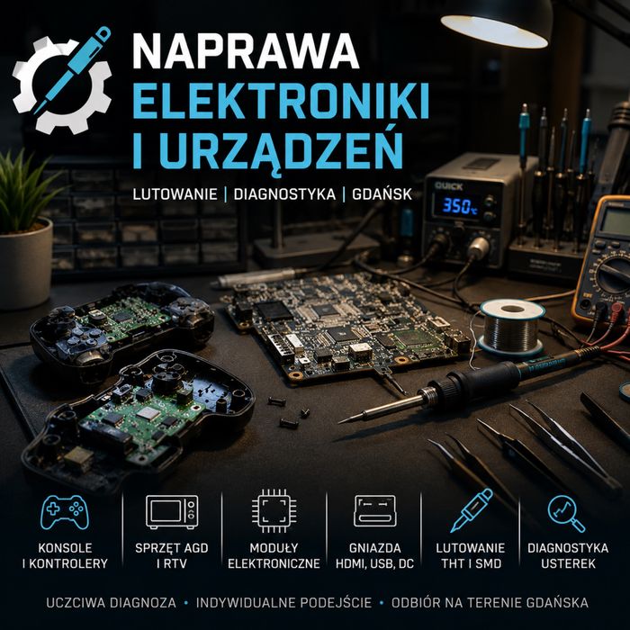 DzhemFix | Naprawa elektroniki i urządzeń | Lutowanie | Diagnostyka | Gdańsk