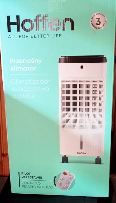 HOFFEN 3w1 przenośny klimator z pilotem 60W-jak nowy