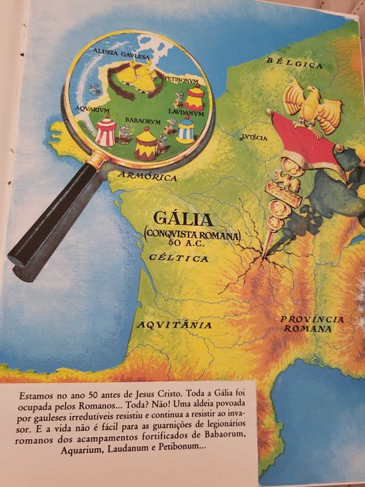 Livro Astérix As 1001 horas de Astérix