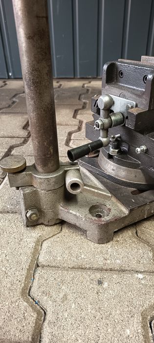 Wiertarka stołowa celma stojak imadło krzyżowe