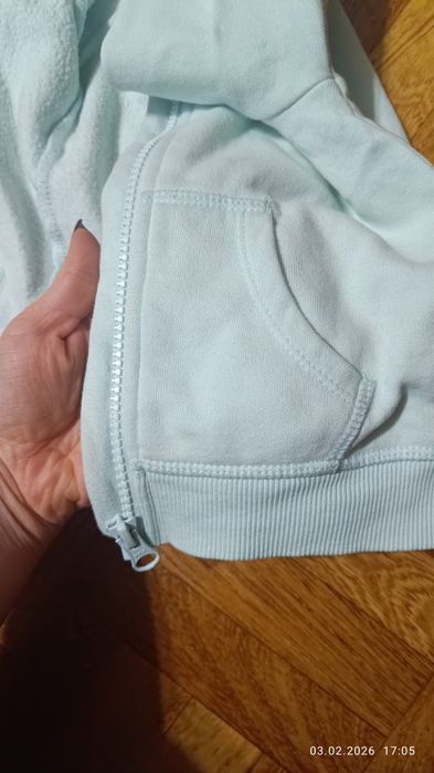 Кофта на застібці з флісом