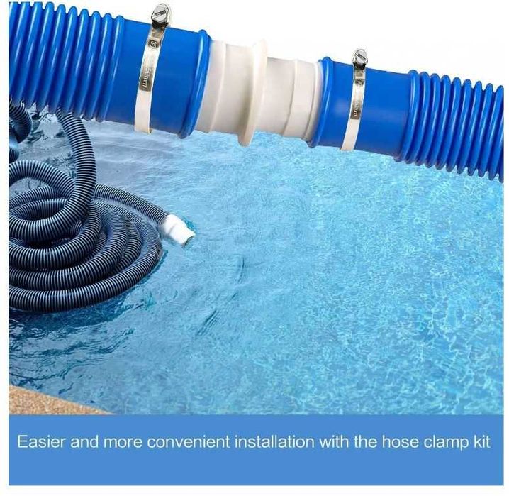 Złączka węża ogrodowego średnica 38mm 2 sztuki + opaski