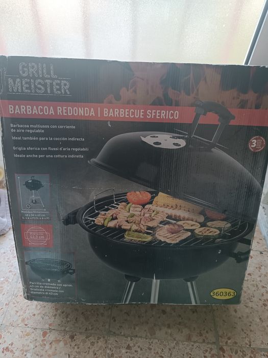 Grelhador redondo novo