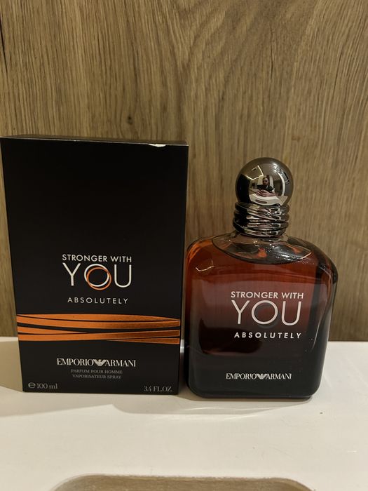 Armani stronger with you absolutely
