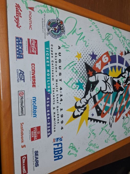 Poster Selecção Angola FIBA World Cup 1994