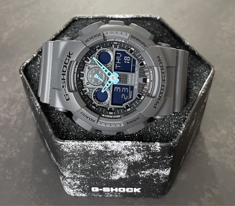 NEW! Годинник тактичний Casio G-Shock GA-100C-8A оригінал протиударний