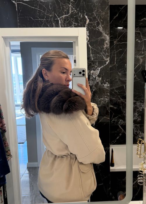 Куртка ( кашемір ) + песець