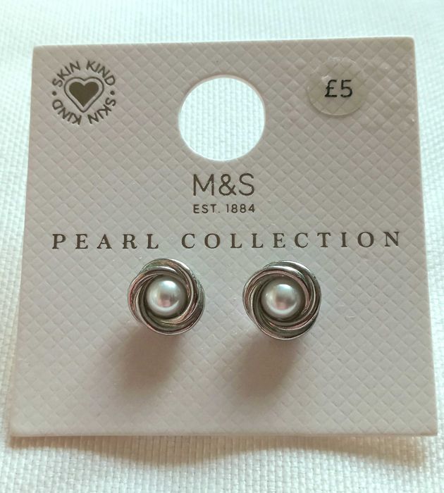 Kolczyki Vintage Perła   M&S