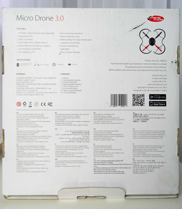 Micro Dron 3.0 + uchwyt na telefon