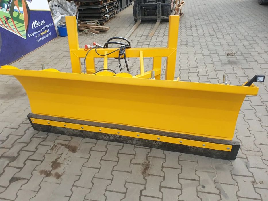 OKAZJA! RATY 0%! PŁUG DO ŚNIEGU 240 cm do ładowarki JCB, manitou, schaffer, kramer