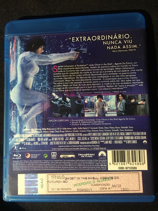 Ghost in the shell Bluray