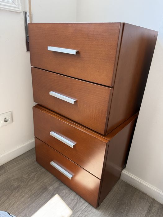 Quarto Completo Em Cerejeira Maciça