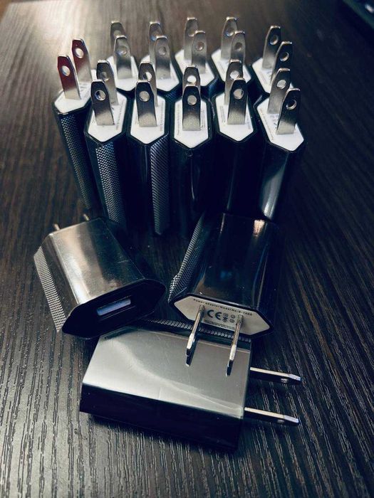 Мережевий зарядний пристрій (S-100D) 1-USB / 5B-1A (вилка USA)