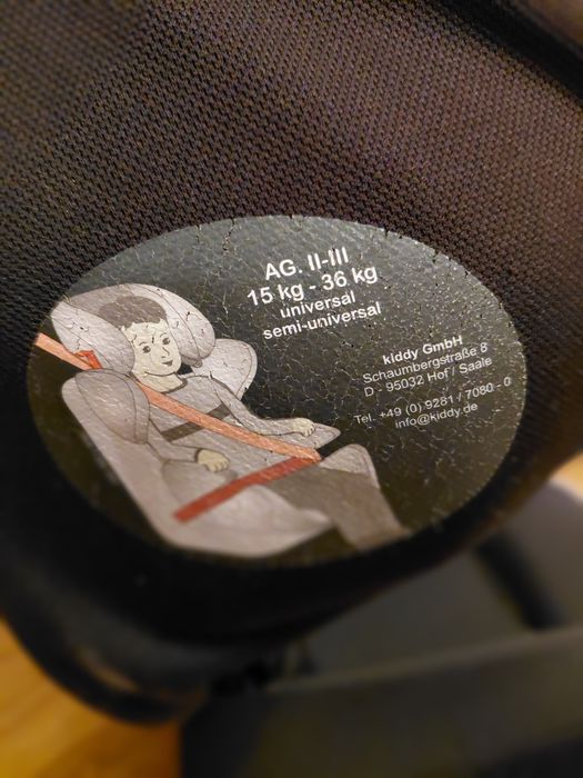 Fotelik Kiddy 36 kg isofix