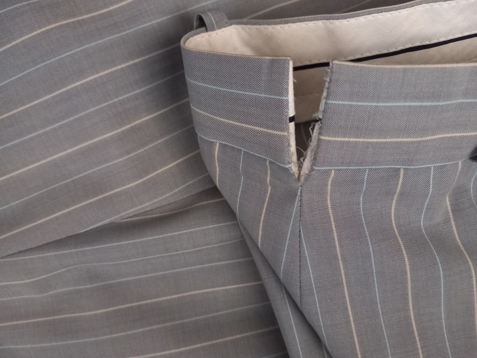 Garnitur męski w prążki XL Bytom