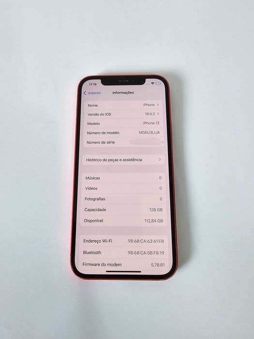 Iphone 12 128Gb. 100% Bateria. Muito bom