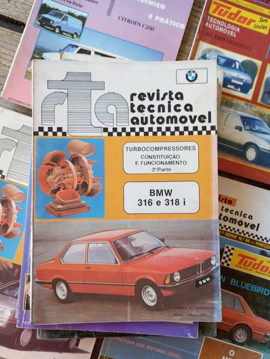 RTA Revista Técnica Automóvel anos 80 e 90
