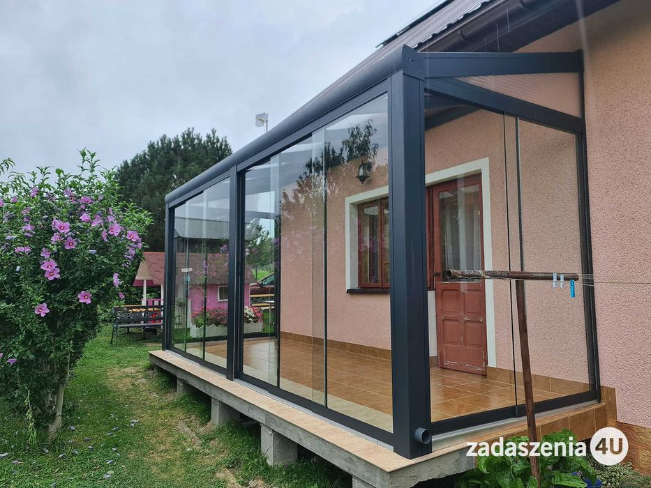Zadaszenie tarasu Pergola Ogród zimowy Szklane zabudowy Ściany przesuwne pl