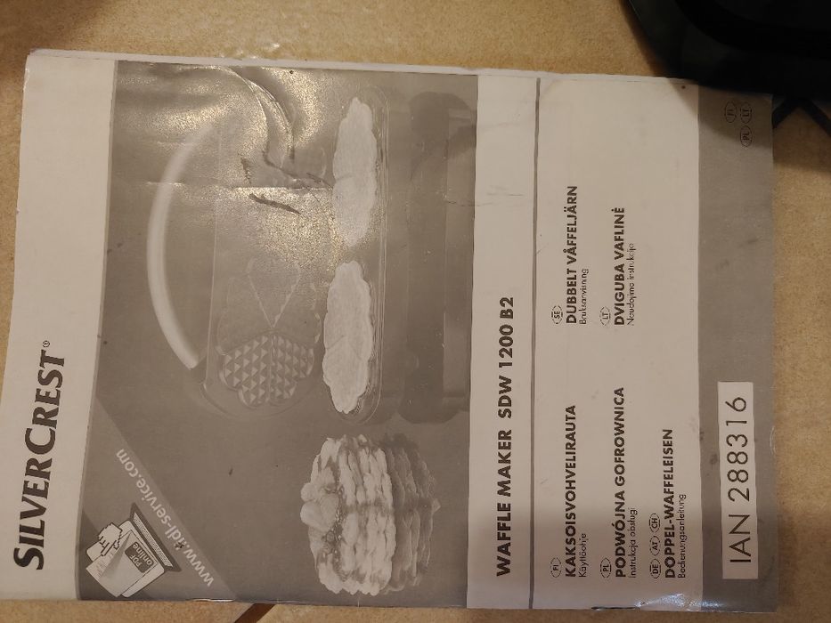 Gofrownica SilverCrest 1200 w