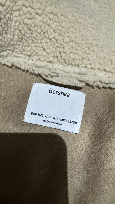 Тепла куртка тедді bershka дубленка шуба