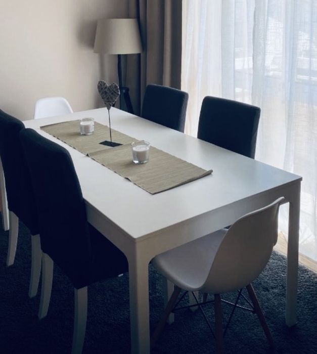 Mesa ekedalen ikea branca extensível 180/240 x 80