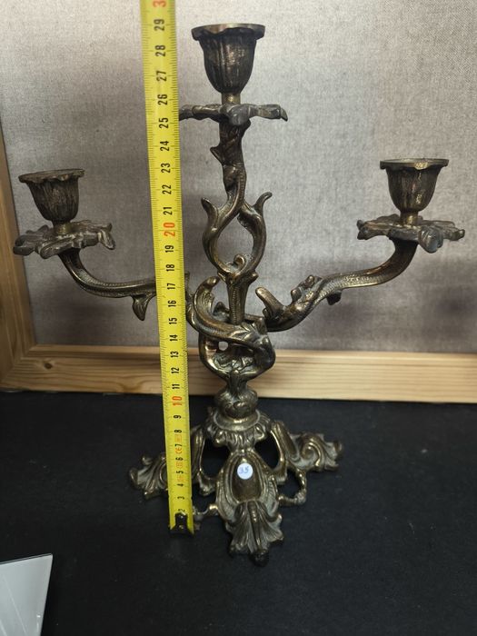 Par de candelabro Dourados e Prateados
Elegantes candelabro de 3 fogos