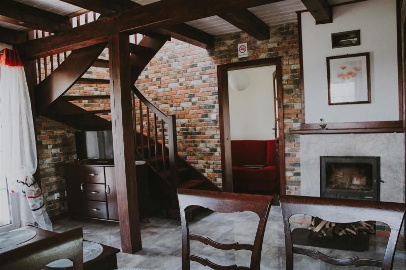 Kaszuby - Domek nad jeziorem z kominkiem, sauną i balią na drewno