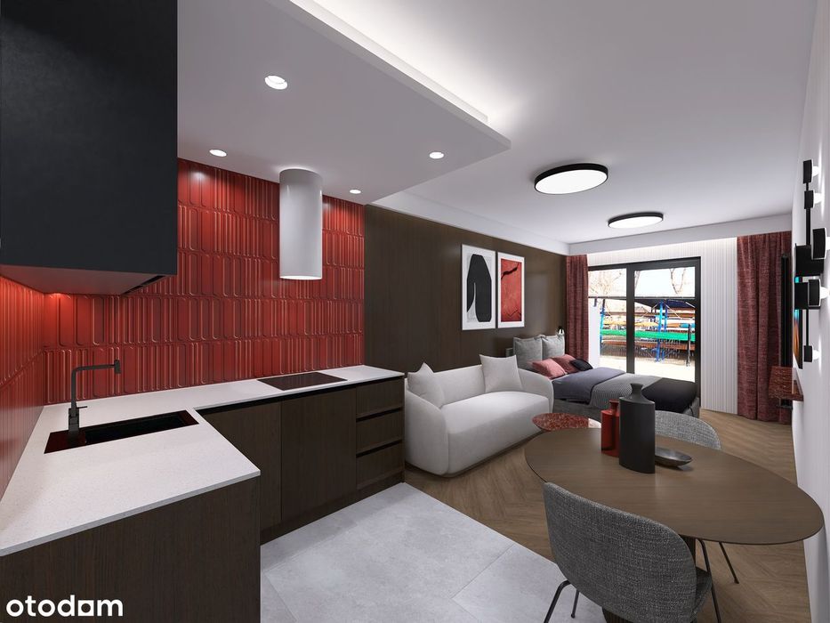 Klimatyzowane studio 27,6m2 ul. Kościuszki 22