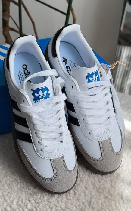 Жіночі спортивні кросівки Adidas Samba Og, Самба білі