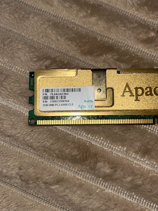 Оперативна память ОЗУ Apacer 4GB(2X2GB) PC2-6400