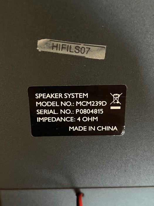 Zestaw 7 głośników Philips HIFILS07 – sprawne, 4Ω