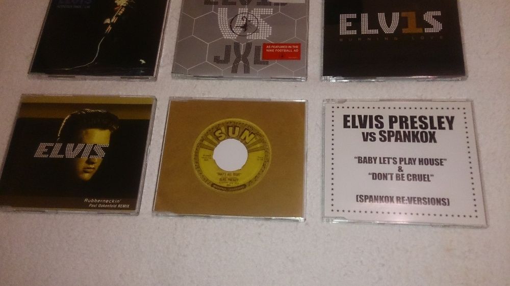 elvis presley (9 cds singles) raros