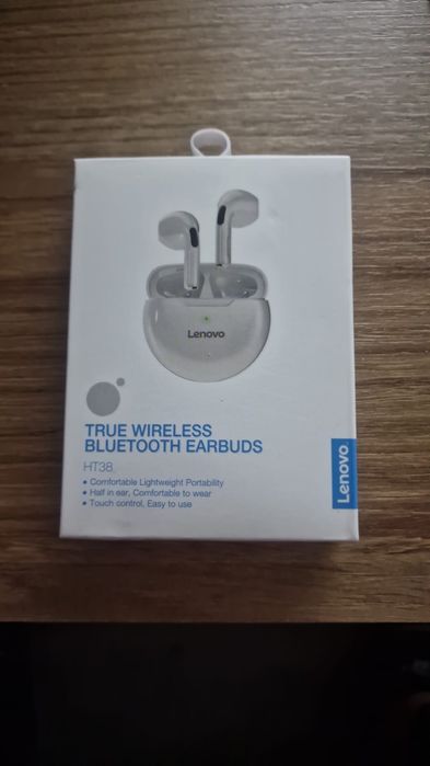 Słuchawki bezprzewodowe douszne Lenovo HT38 White