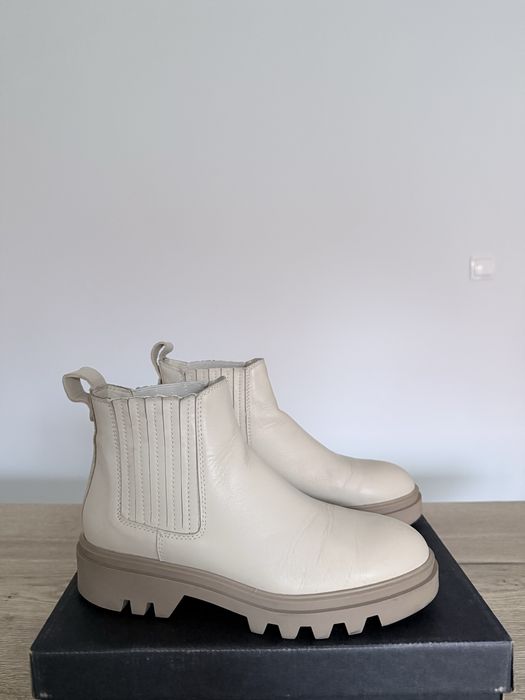 Botki Massimo Dutti 40 skóra naturalna