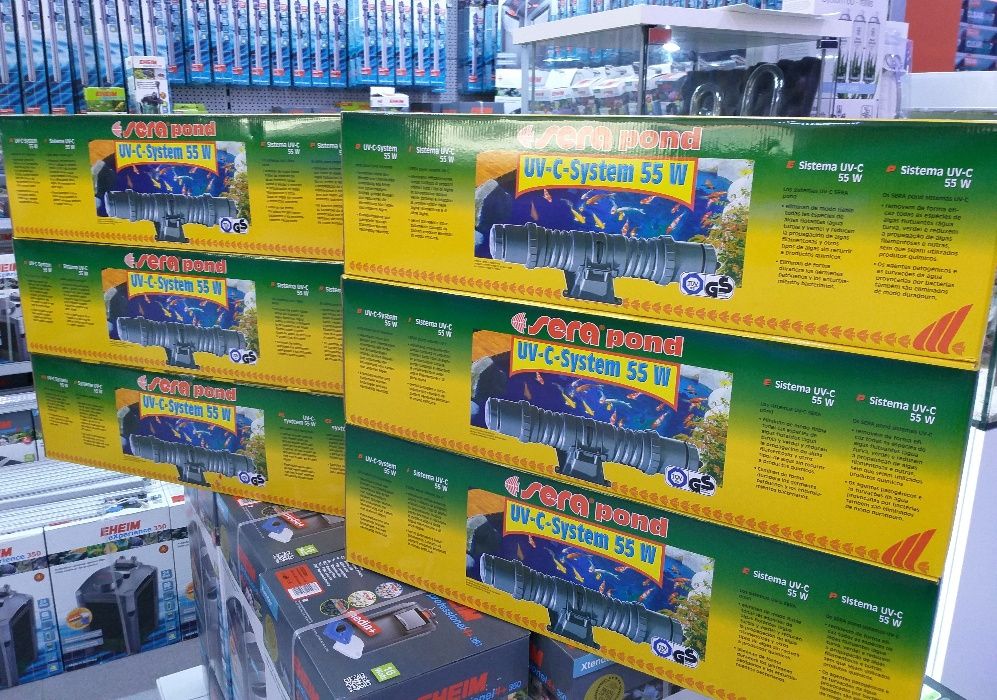 Filtro UV-C 55w sera novo para lago