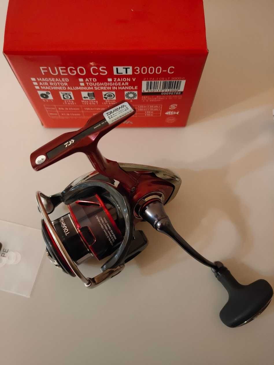 Катушка Daiwa Fuego 21 CS LT 3000-C розбірний кноб. Нова.: 3 400