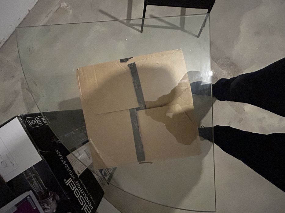 Tampo em vidro para secretaria