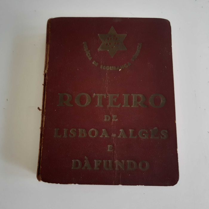 Antigo Pequeno Livro Roteiro de Lisboa, Algés e Dafundo - Polícia de Segurança Pública 1951