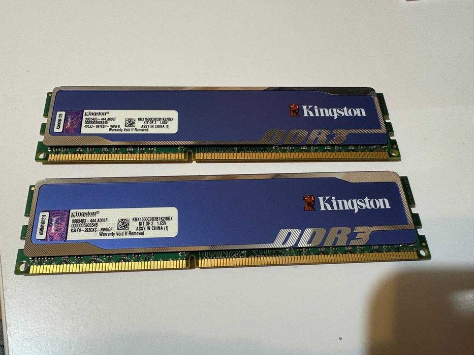 DDR3 1600MHz 8GB, 2x4GB Kingston HyperX Blue KHX1600C9D3B1K2/8GX