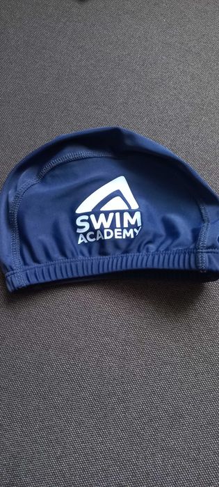Темно-синя шапочка для плавання з логотипом Swim Academy