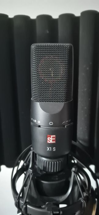 Zestaw mikrofon sE electronics X1S statyw, pop filtr, ekran, interfejs