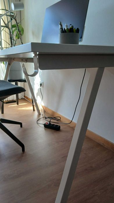 Secretária "TROTTEN", "IKEA", branco, 160x80 cm