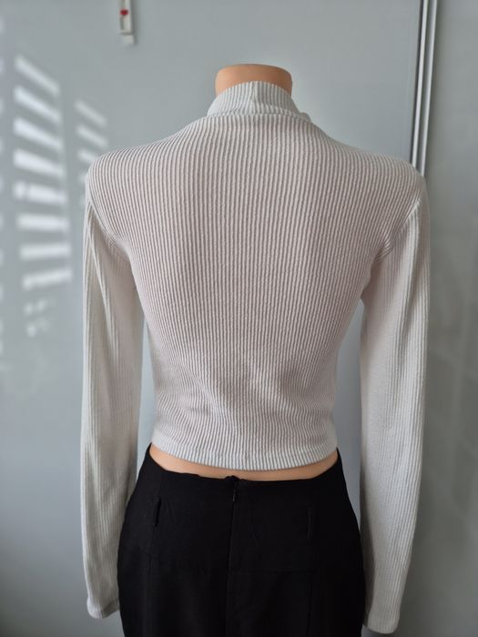 Sweter damski bluzka prążkowana Amisu L używana