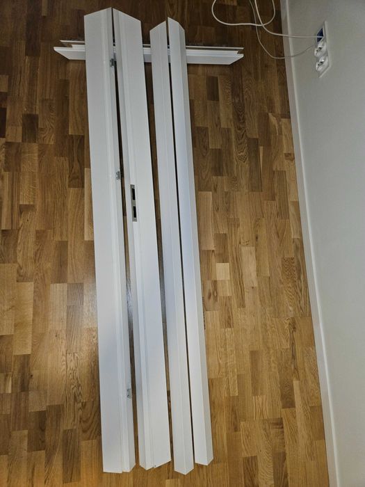 Ościeżnica regulowana 100-140 biała prawa BAZA + BELKA z demontażu