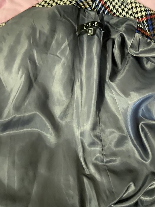 Пальто халат клетка