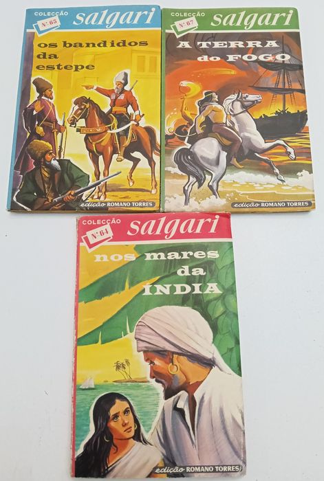 66 Livros Col. Tigre, Águia, Salgari, Pisca-Pisca, em Banda Dese