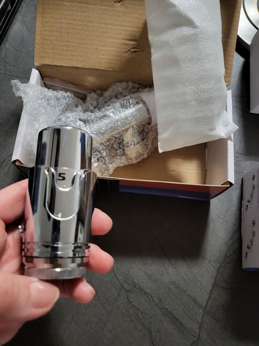 2x PERFEXIM Zestaw Termostatyczny Kątowy 50mm CHROM
