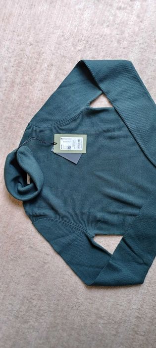 MARC O`POLO Golf damski 100% miękka bawełna oryginalny, rozm. M. zielony NOWY z papierową metką