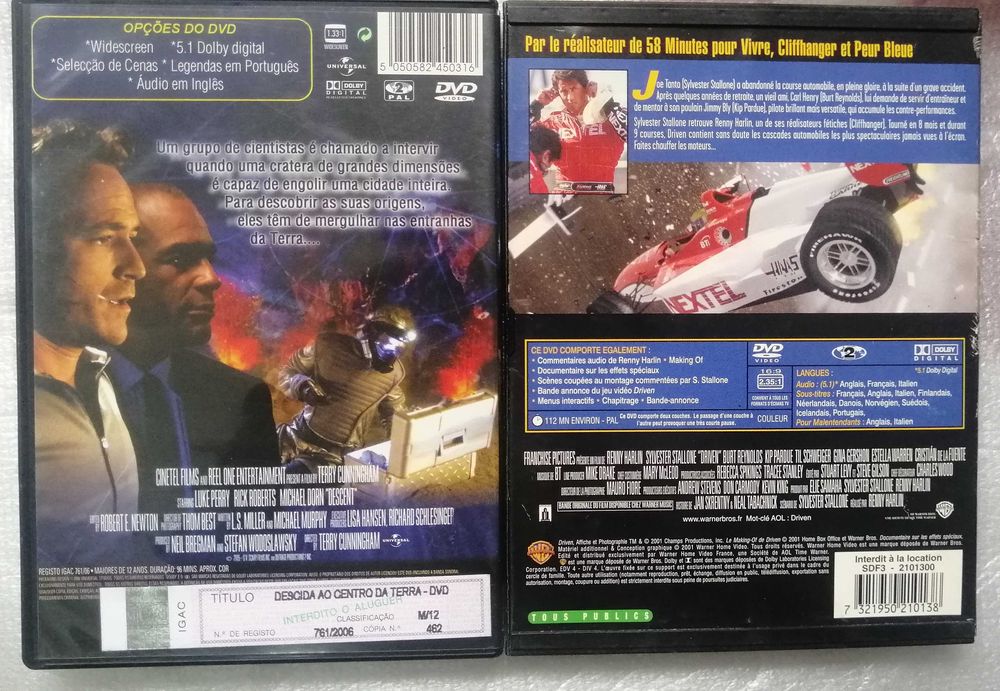 Descida ao centro da terra Luke Perry Driven Stallone Leg PT